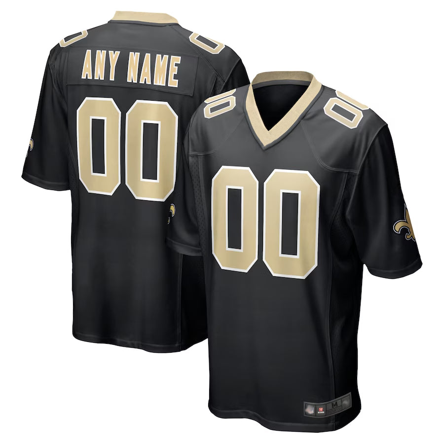 Fenge Custom NO.Saints Home Replica Game Stitched Jerseys