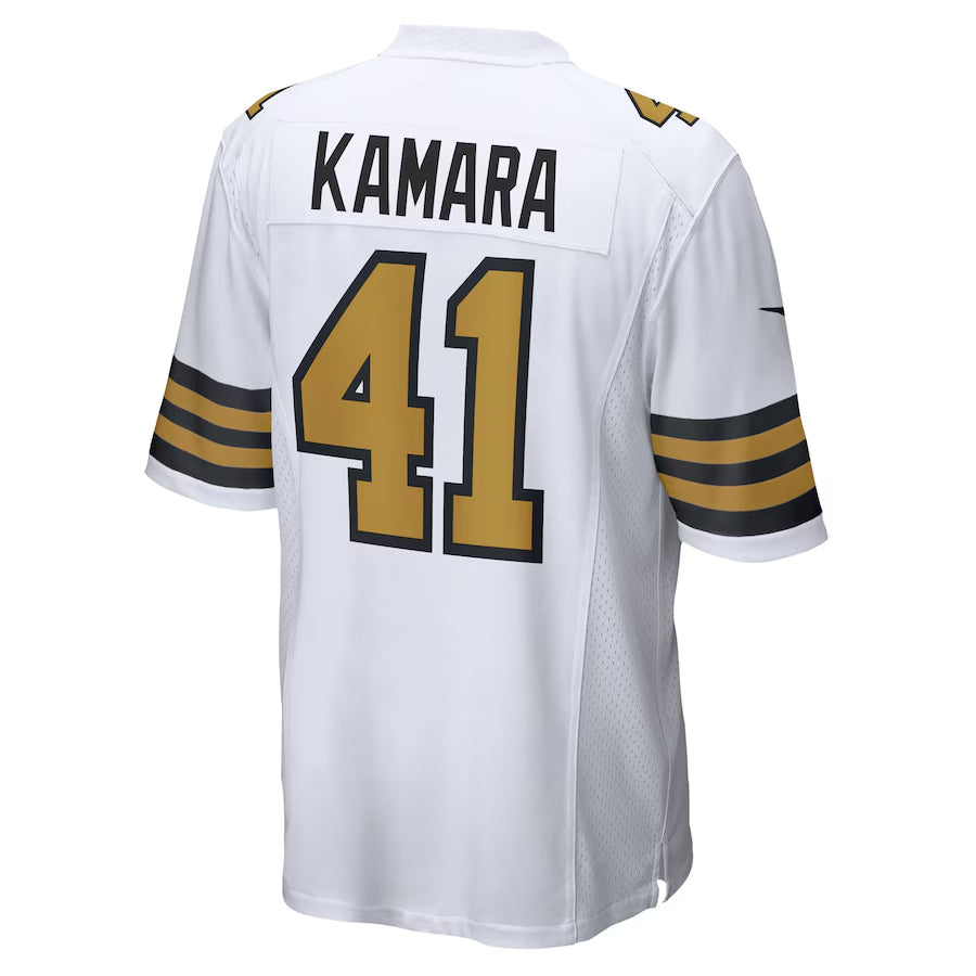 Fenge NO.Saints #41 Alvin Kamara Player White Alternate Game Stitched Jerseys