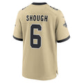Fenge NO.Saints #6 Tyler Shough Gold Alternate Game Player Stitched Jerseys