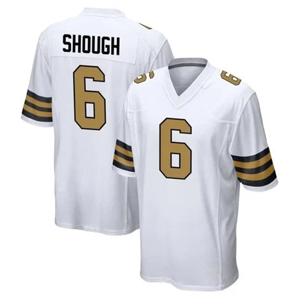 Fenge NO.Saints #6 Tyler Shough Player White Alternate Home Game Stitched Jerseys