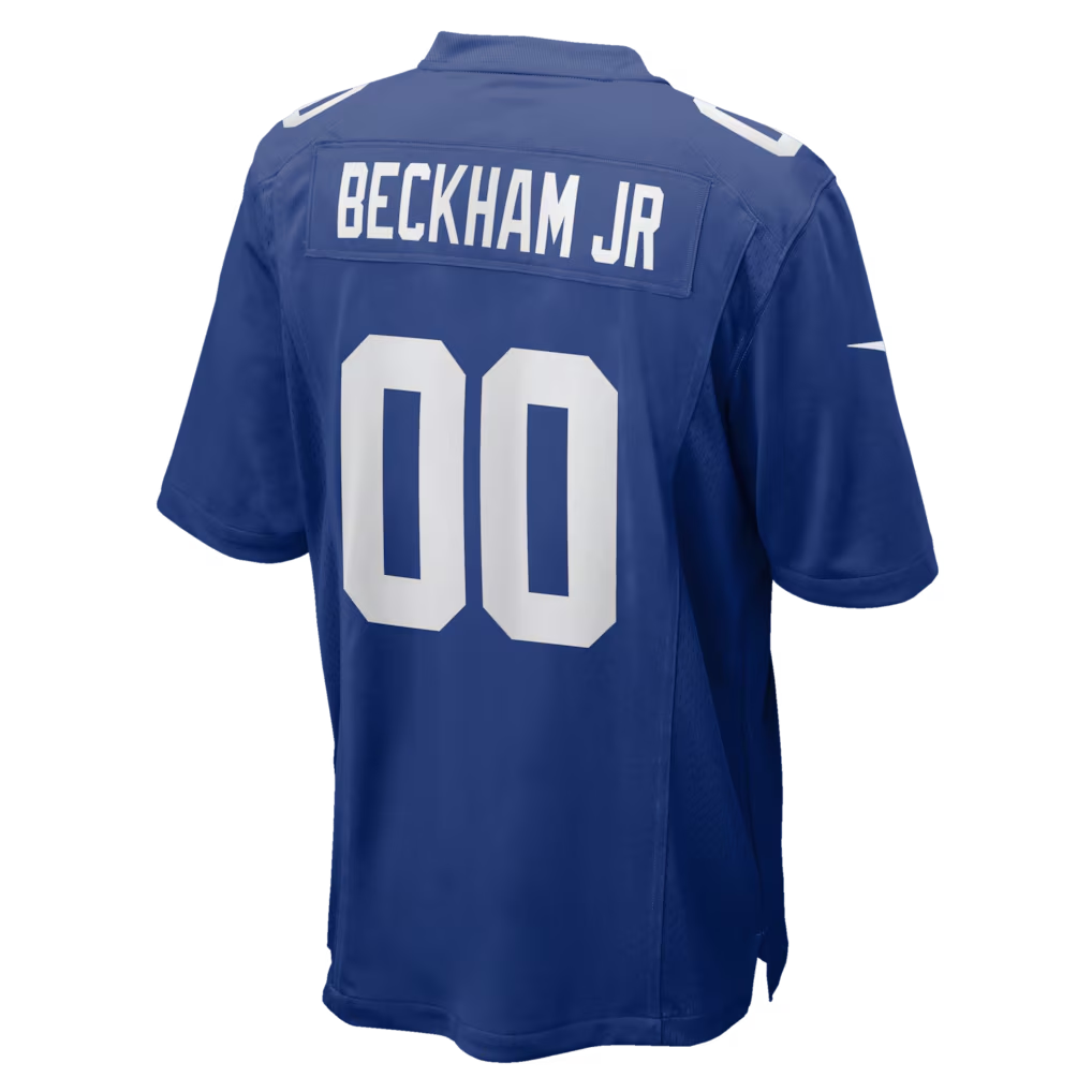 Fenge NY.Giants #00 Odell Beckham Jr. Royal Team Game Stitched Jerseys