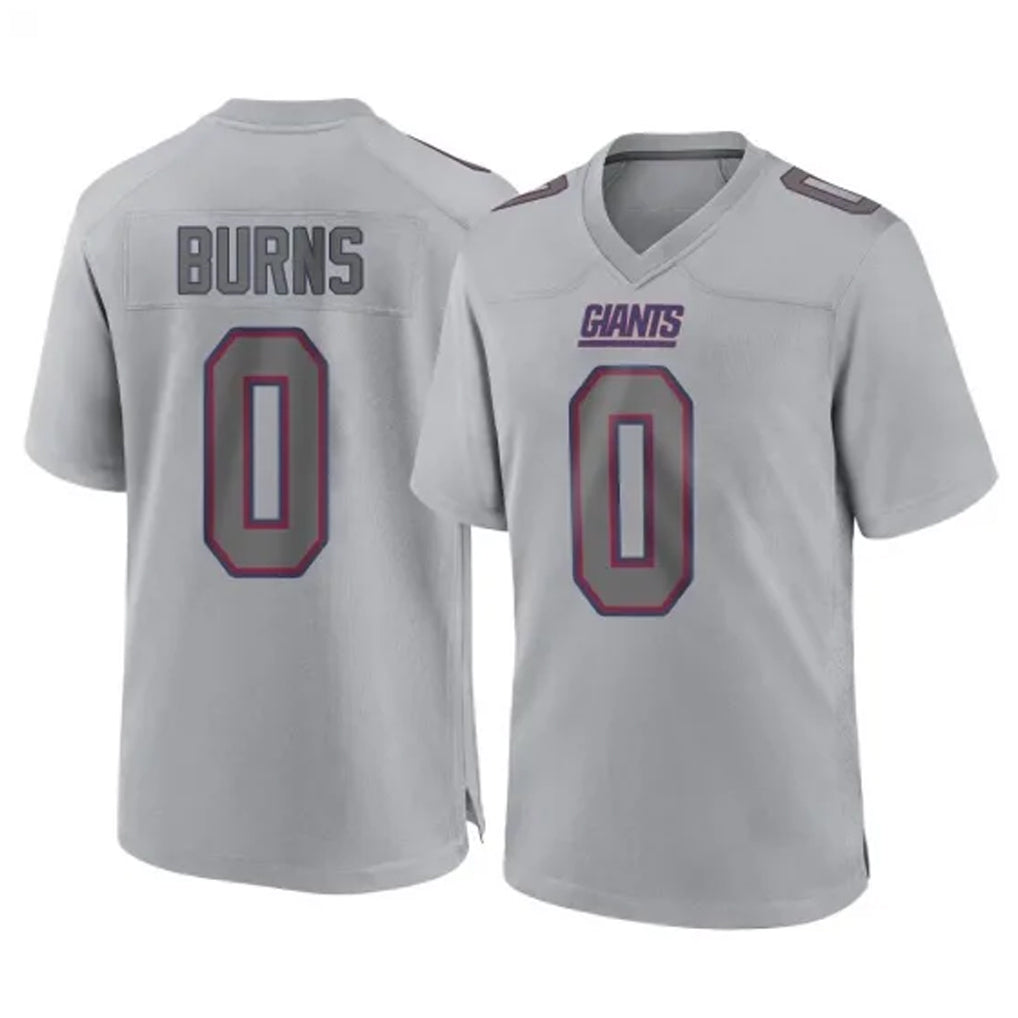 Fenge NY.Giants #0 Brian Burns Player Gray Atmosphere Fashion Limited Game Stitched Jerseys