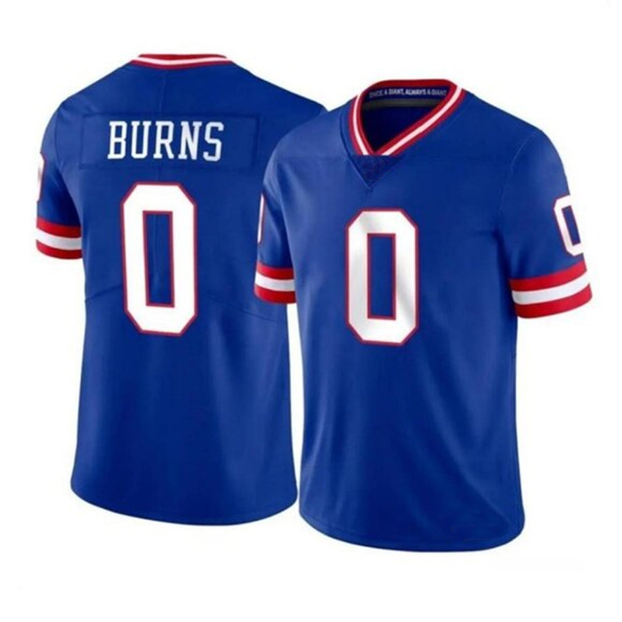 Fenge NY.Giants #0 Brian Burns Player Royal Vapor Limited Stitched Jerseys