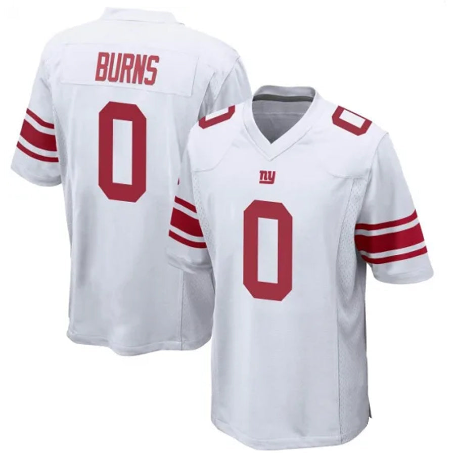 Fenge NY.Giants #0 Brian Burns Player White Game Stitched Jerseys