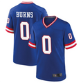 Fenge NY.Giants #0 Brian Burns Royal Classic Game Player Jersey American Stitched Jerseys