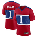 Fenge NY.Giants #1 Malik Nabers Century Red Alternate Game Stitched Jerseys
