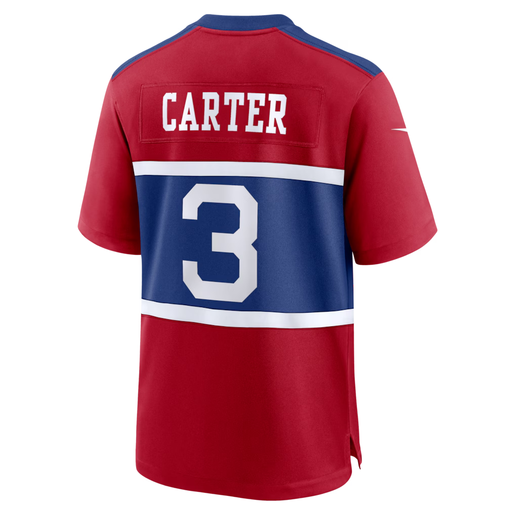 Fenge NY.Giants #3 Abdul Carter Red Alternate Game Stitched Jerseys