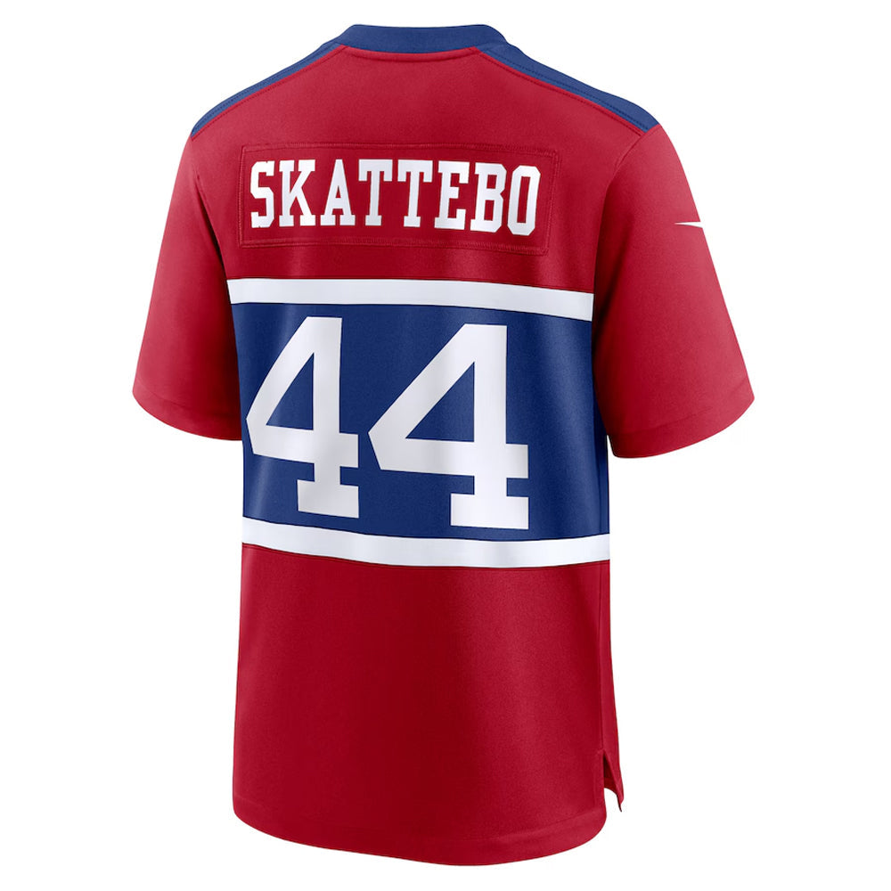 Fenge NY.Giants #44 Cam Skattebo Player Century Red Home Game Stitched Jerseys