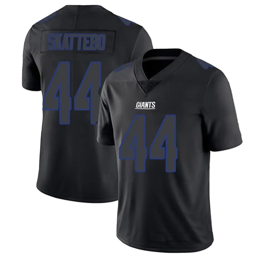 Fenge NY.Giants #44 Cam Skattebo Player Limited Black Impact Stitched Jerseys