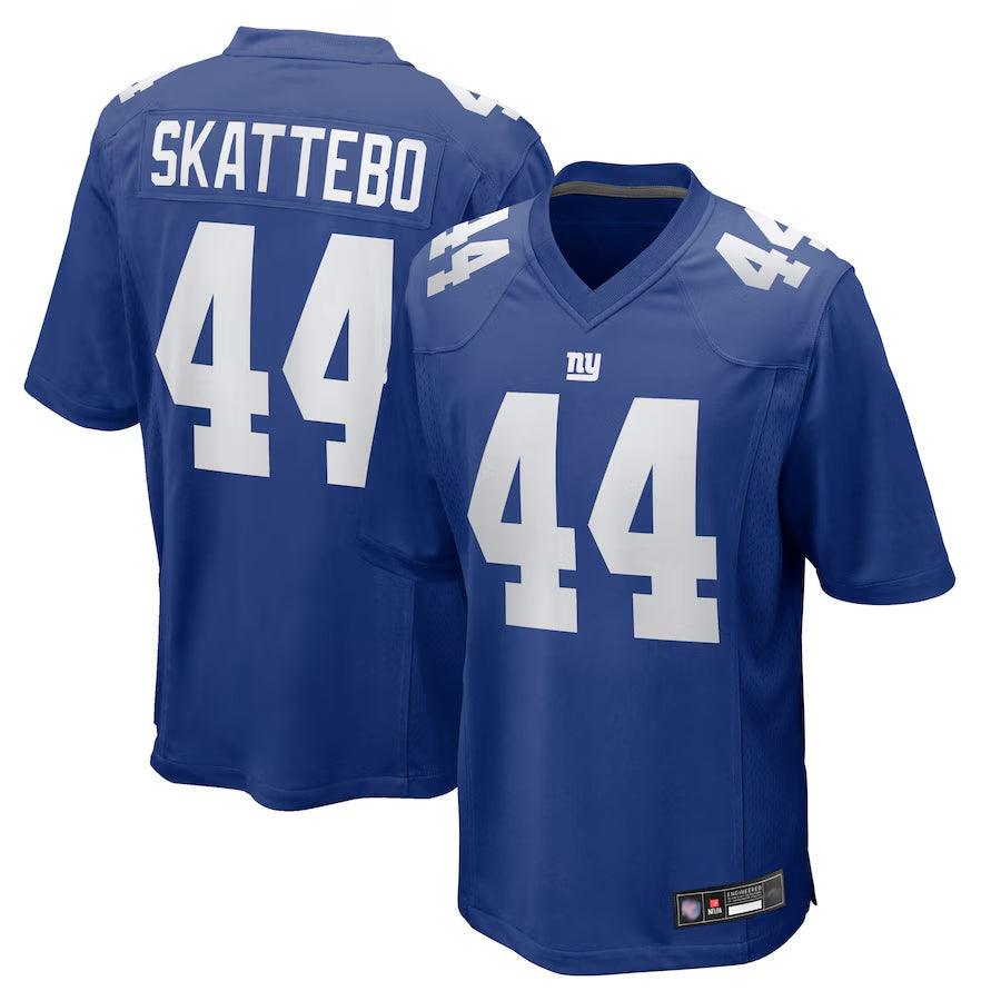 Fenge NY.Giants #44 Cam Skattebo Player Royal Team Game Football Jerseys
