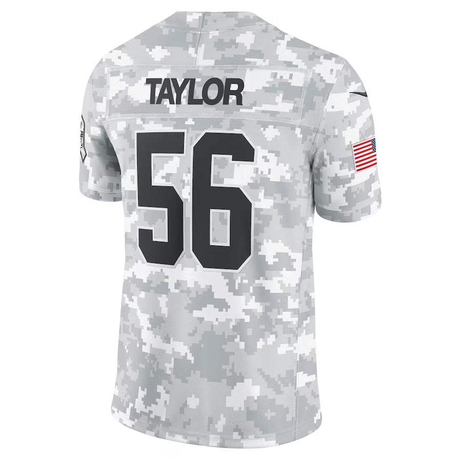 Fenge NY.Giants #56 Lawrence Taylor Arctic Camo 2024 Salute to Service Retired Player Limited Stitched Jerseys