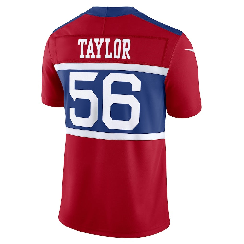 Fenge NY.Giants #56 Lawrence Taylor Century Red Alternate Vapor F.U.S.E. Retired Player Limited Stitched Jerseys