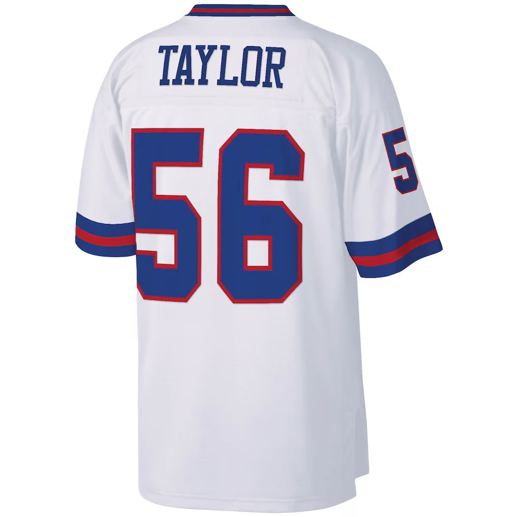 Fenge NY.Giants #56 Lawrence Taylor Mitchell & Ness White Legacy Replica Stitched Jerseys