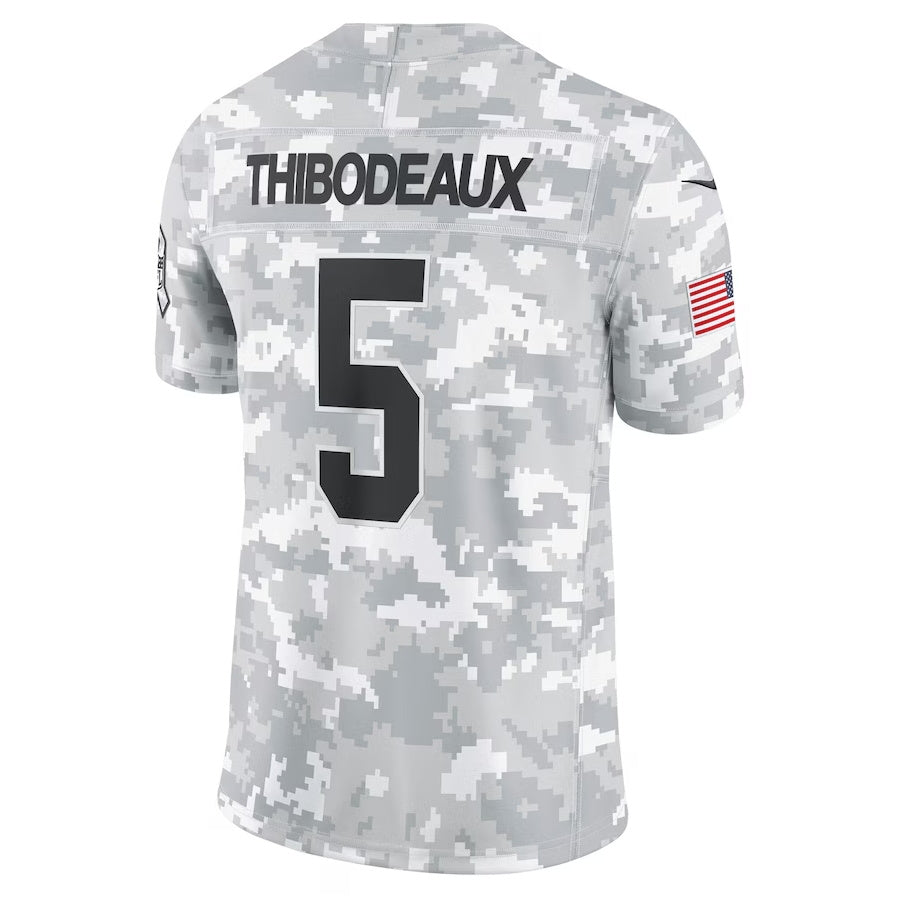 Fenge NY.Giants #5 Kayvon Thibodeaux Arctic Camo 2024 Salute to Service Stitched Jerseys