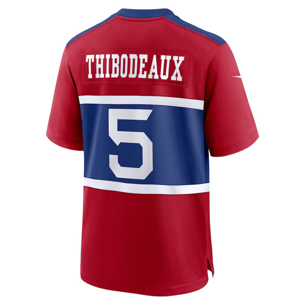 Fenge NY.Giants #5 Kayvon Thibodeaux Century Red Alternate Player Game Stitched Jerseys