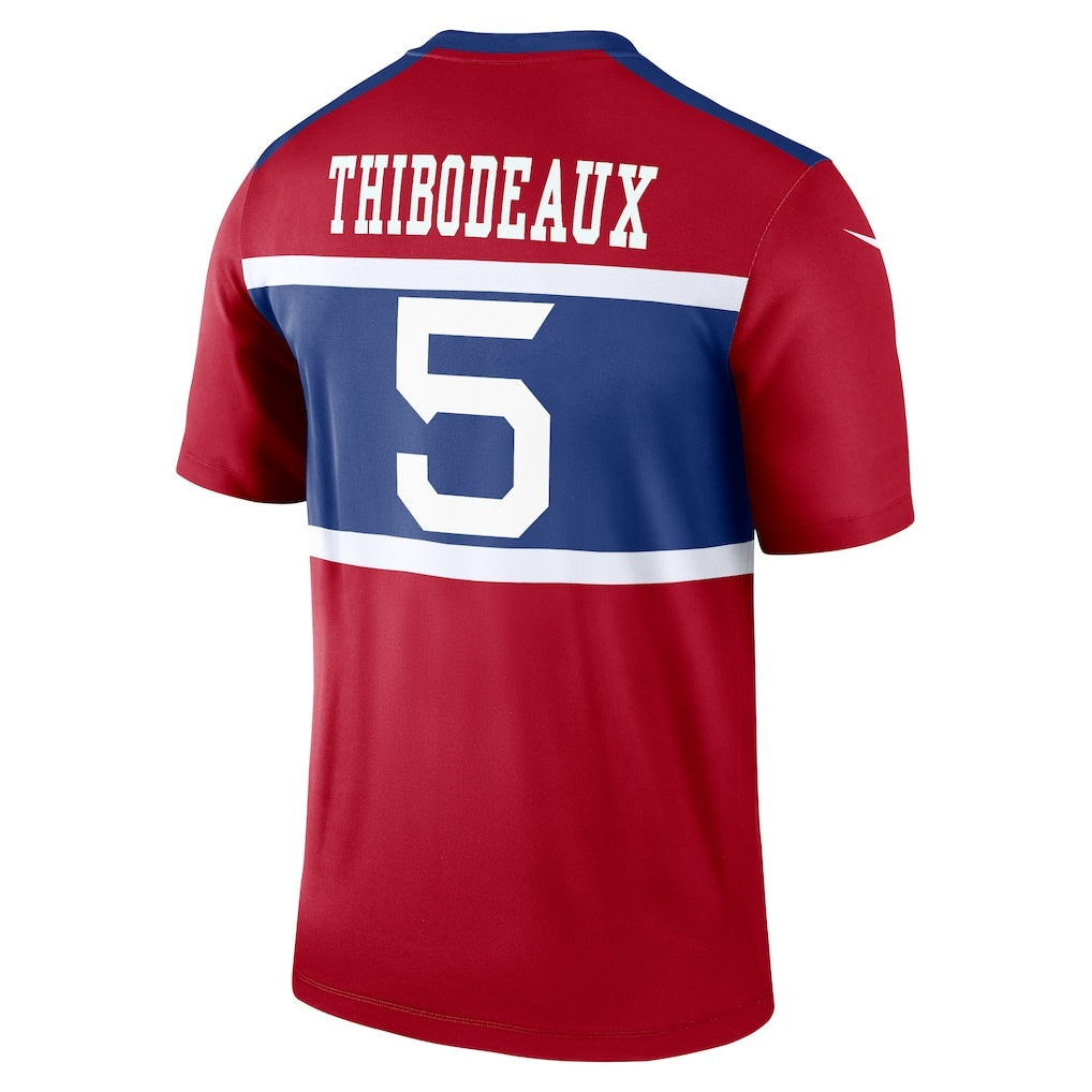 Fenge NY.Giants #5 Kayvon Thibodeaux Red Legend Player Performance Top Stitched Jerseys