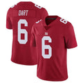 Fenge NY.Giants #6 Jaxson Dart Player Red Alternate Vapor Limited Stitched Jerseys
