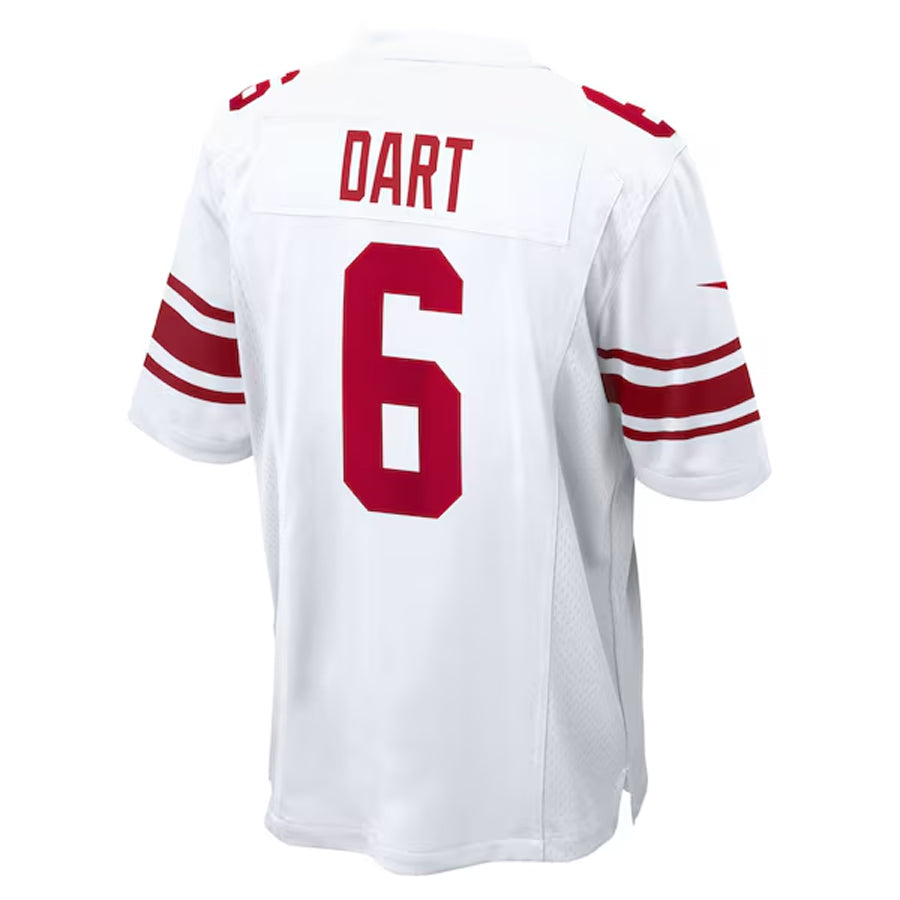 Fenge NY.Giants #6 Jaxson Dart Player White Home Game Stitched Jerseys