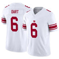 Fenge NY.Giants #6 Jaxson Dart Player White Vapor F.U.S.E. Limited Stitched Jerseys
