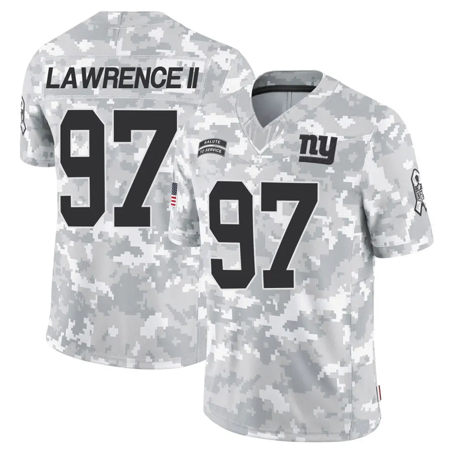 Fenge NY.Giants #97 Dexter Lawrence II Player Arctic Camo Salute to Service Limited Stitched Jerseys