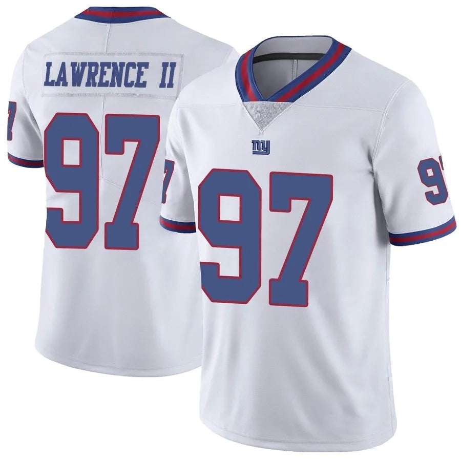 Fenge NY.Giants #97 Dexter Lawrence II Player Vapor White Limited Stitched Jerseys