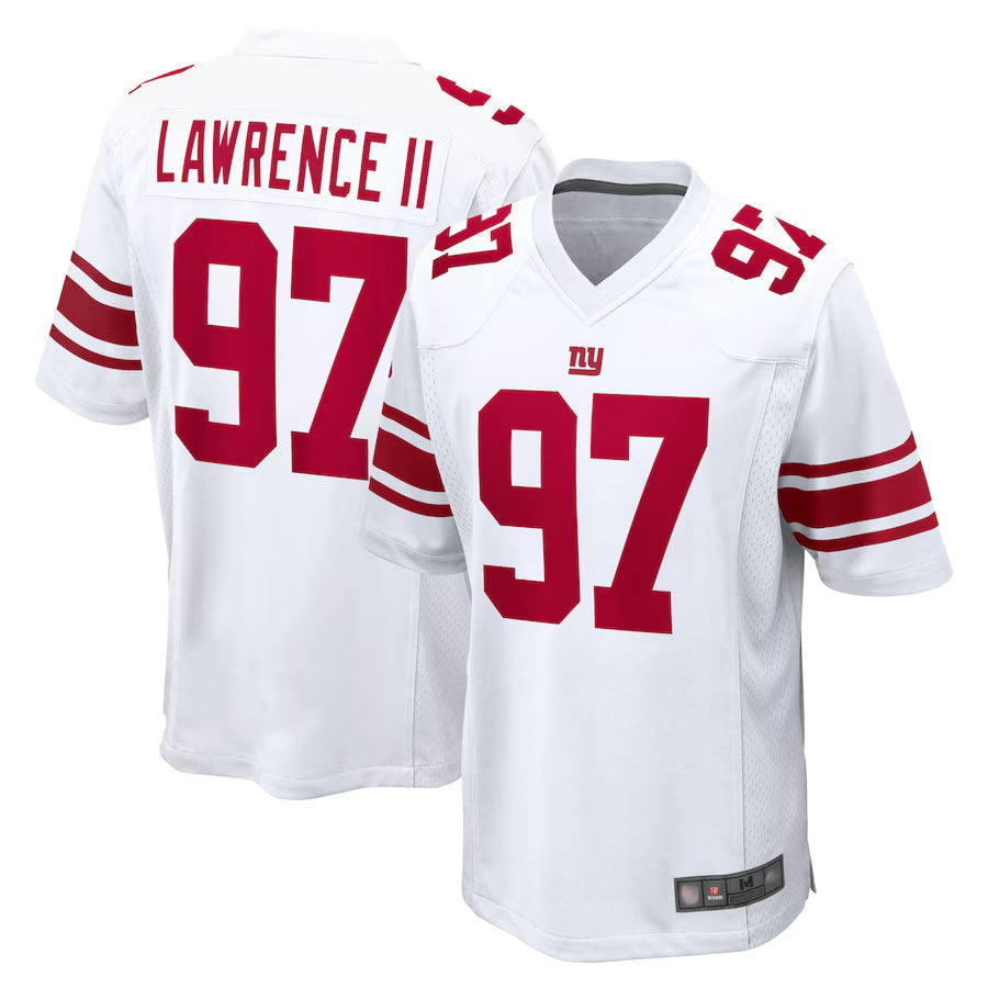 Fenge NY.Giants #97 Dexter Lawrence II Player White Game Stitched Jerseys