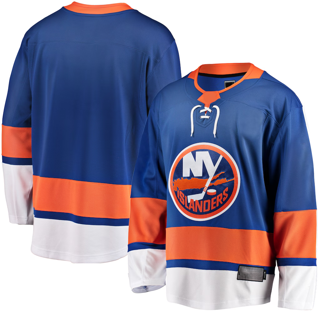 Fenge NY.Islanders Blue Breakaway Home Jerseys