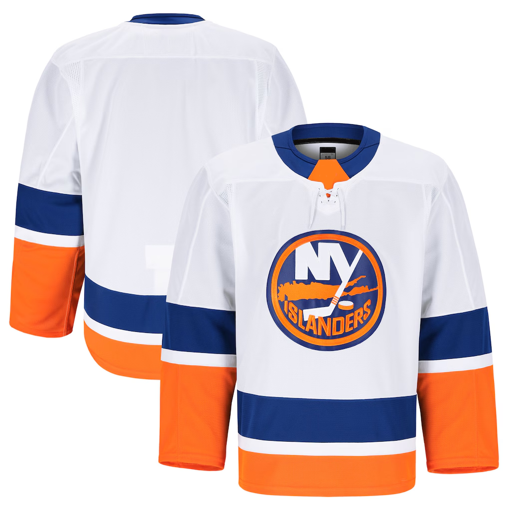 Fenge NY.Islanders White Away Authentic Pro Jerseys