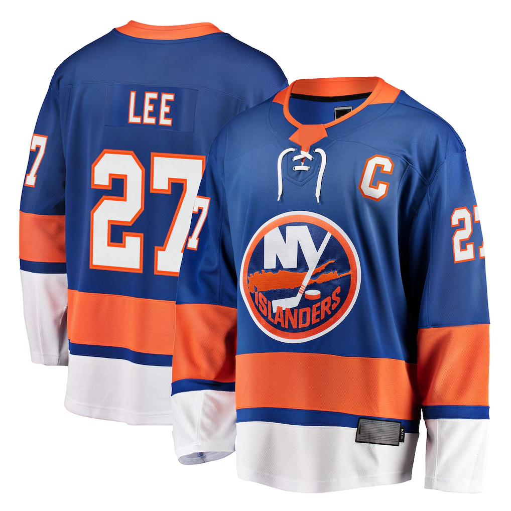 Fenge NY.Islanders #27 Anders Lee Royal Breakaway Jerseys