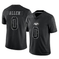 Fenge NY.Jets #0 Braelon Allen Player Black REFLECTIVE Limited Stitched Jerseys