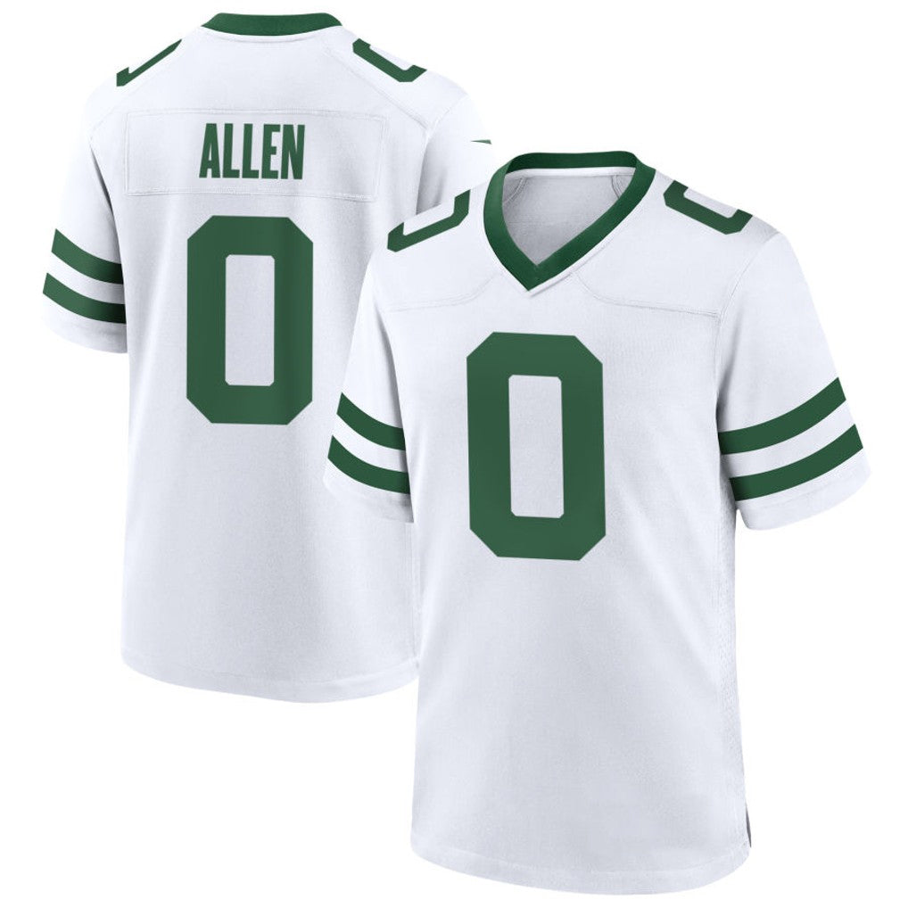 Fenge NY.Jets #0 Braelon Allen Player White Home Game Stitched Jerseys