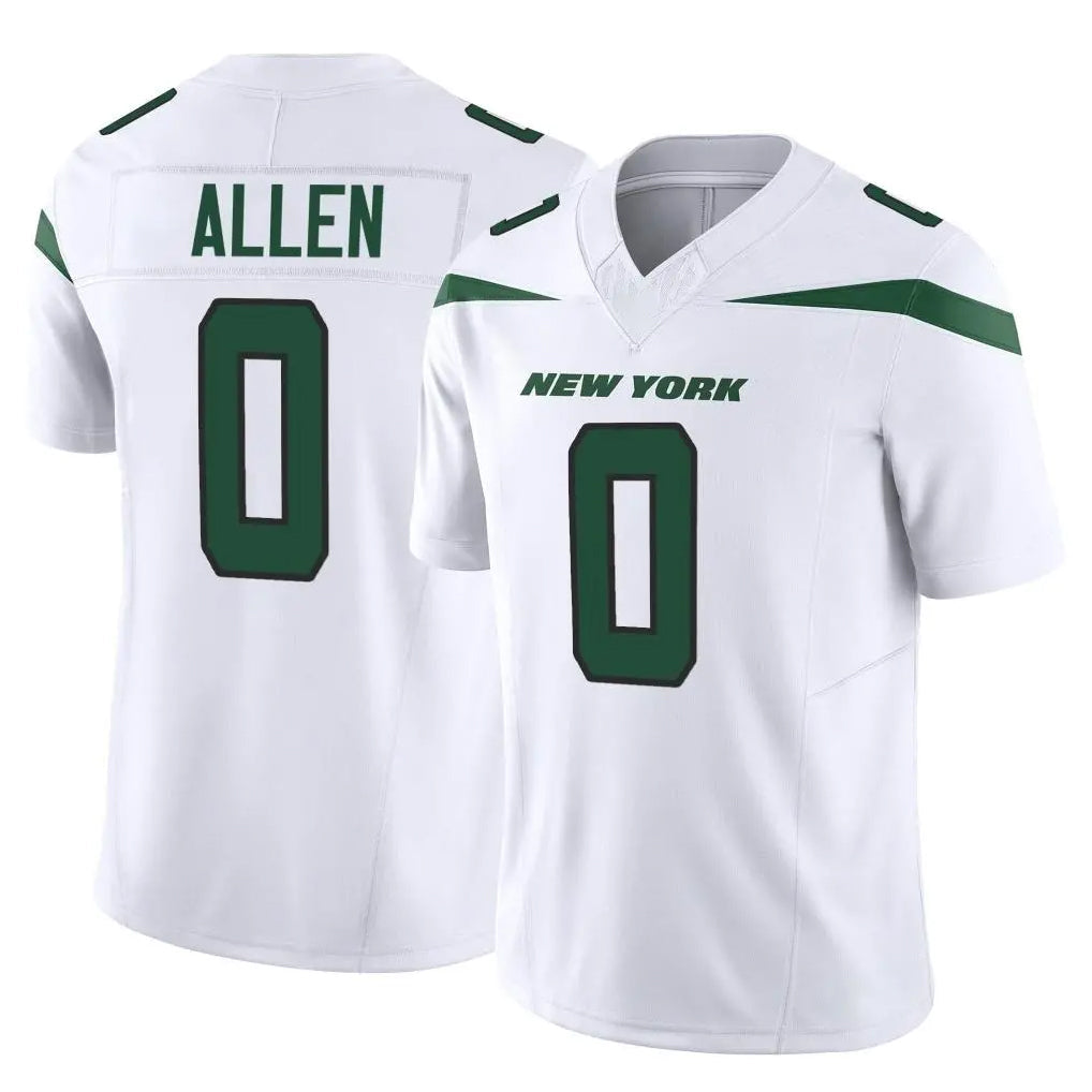 Fenge NY.Jets #0 Braelon Allen Player White Limited Vapor F.U.S.E. Home Game Stitched Jerseys