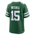 Fenge NY.Jets #15 Adonai Mitchell Legacy Green Team Game Stitched Jerseys