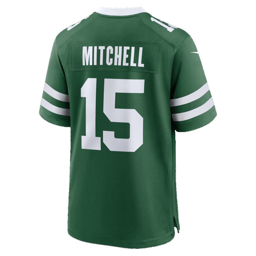 Fenge NY.Jets #15 Adonai Mitchell Legacy Green Team Game Stitched Jerseys