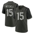 Fenge NY.Jets #15 Adonai Mitchell Player Green 2025 Rivalries Collection Home Game Stitched Jerseys