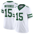 Fenge NY.Jets #15 Adonai Mitchell Player White Limited Classic Vapor F.U.S.E. Home Game Stitched Jerseys