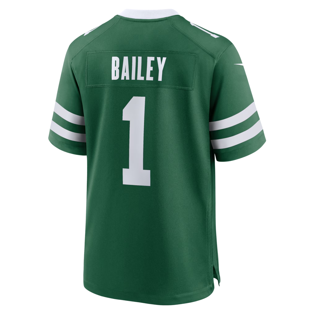 Fenge NY.Jets #1 David Bailey Legacy Green 2026  Draft First Round Pick No. 2 Team Game Stitched Jerseys