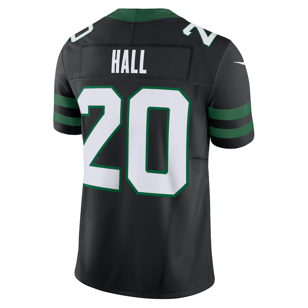 Fenge NY.Jets #20 Breece Hall Legacy Black Alternate Vapor F.U.S.E. Limited Stitched Jerseys