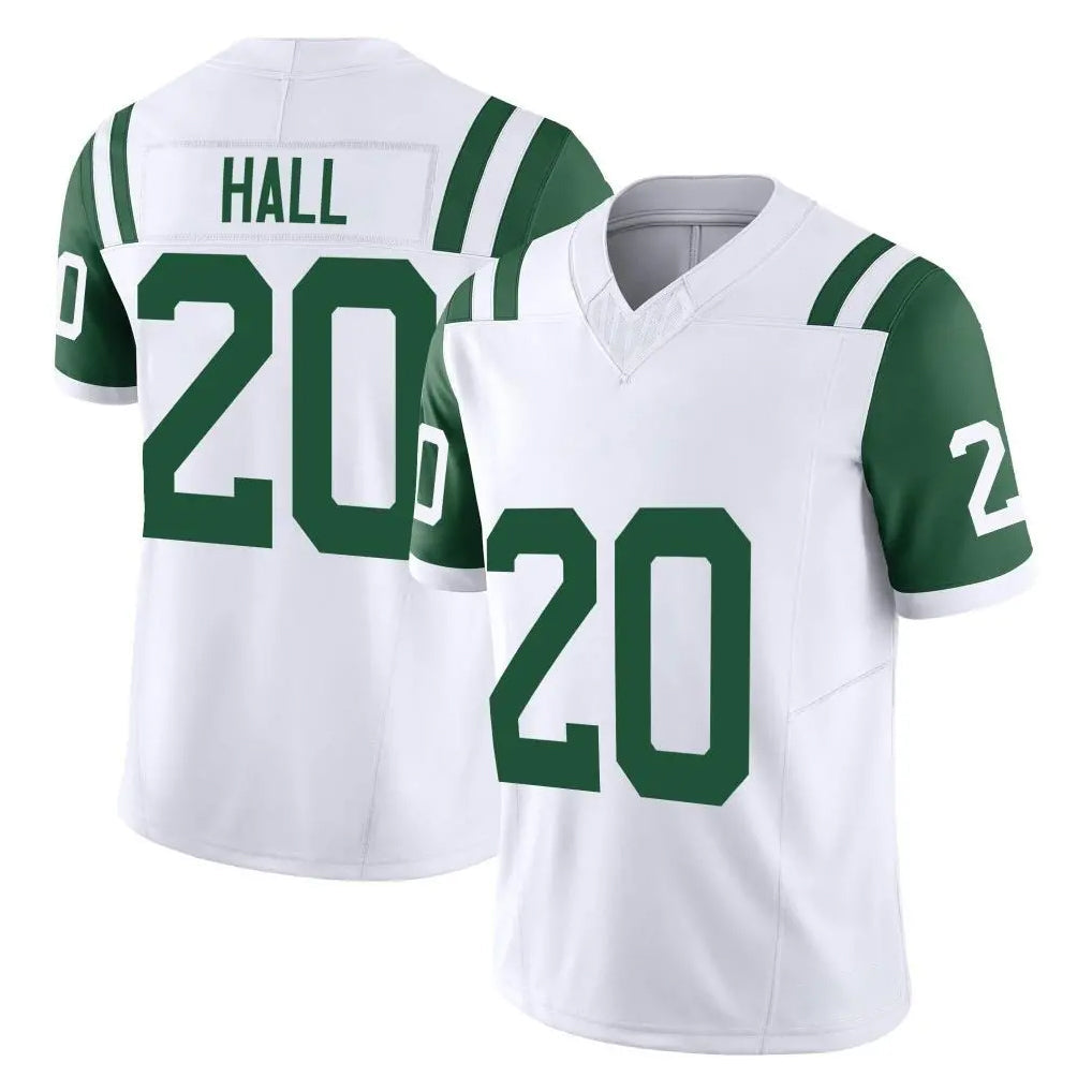 Fenge NY.Jets #20 Breece Hall Player White Limited Classic Vapor F.U.S.E. Home Game Stitched Jerseys
