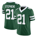 Fenge NY.Jets #21 Brandon Stephens Player Green Legacy Limited Vapor F.U.S.E. Home Game Stitched Jerseys