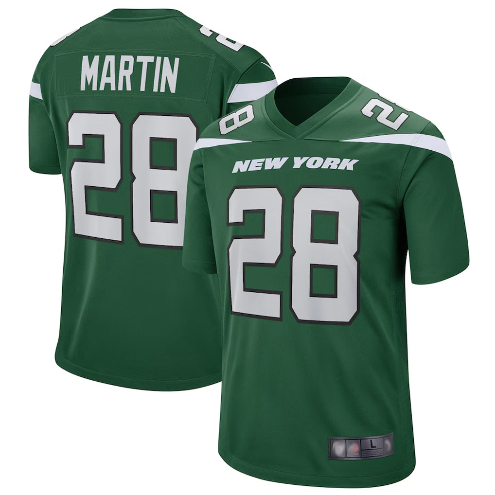 Fenge NY.Jets #28 Curtis Martin Player Green Game Stitched Jerseys