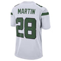 Fenge NY.Jets #28 Curtis Martin Player White Game Stitched Jerseys