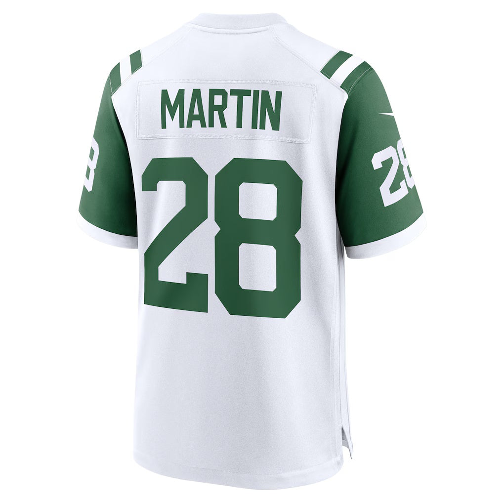 Fenge NY.Jets #28 Curtis Martin White Retired Player Alternate Game Stitched Jerseys