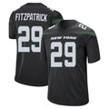 Fenge NY.Jets #29 Minkah Fitzpatrick Player Stealth Black Home Game Stitched Jerseys