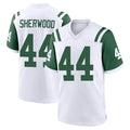 Fenge NY.Jets #44 Jamien Sherwood Player White Classic Home Game Stitched Jerseys