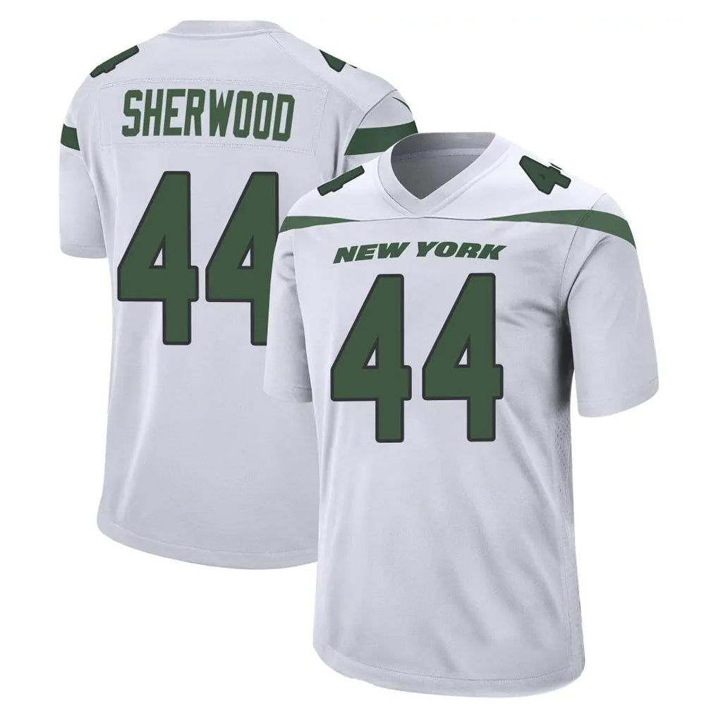 Fenge NY.Jets #44 Jamien Sherwood Player White Spotlight Home Game Stitched Jerseys