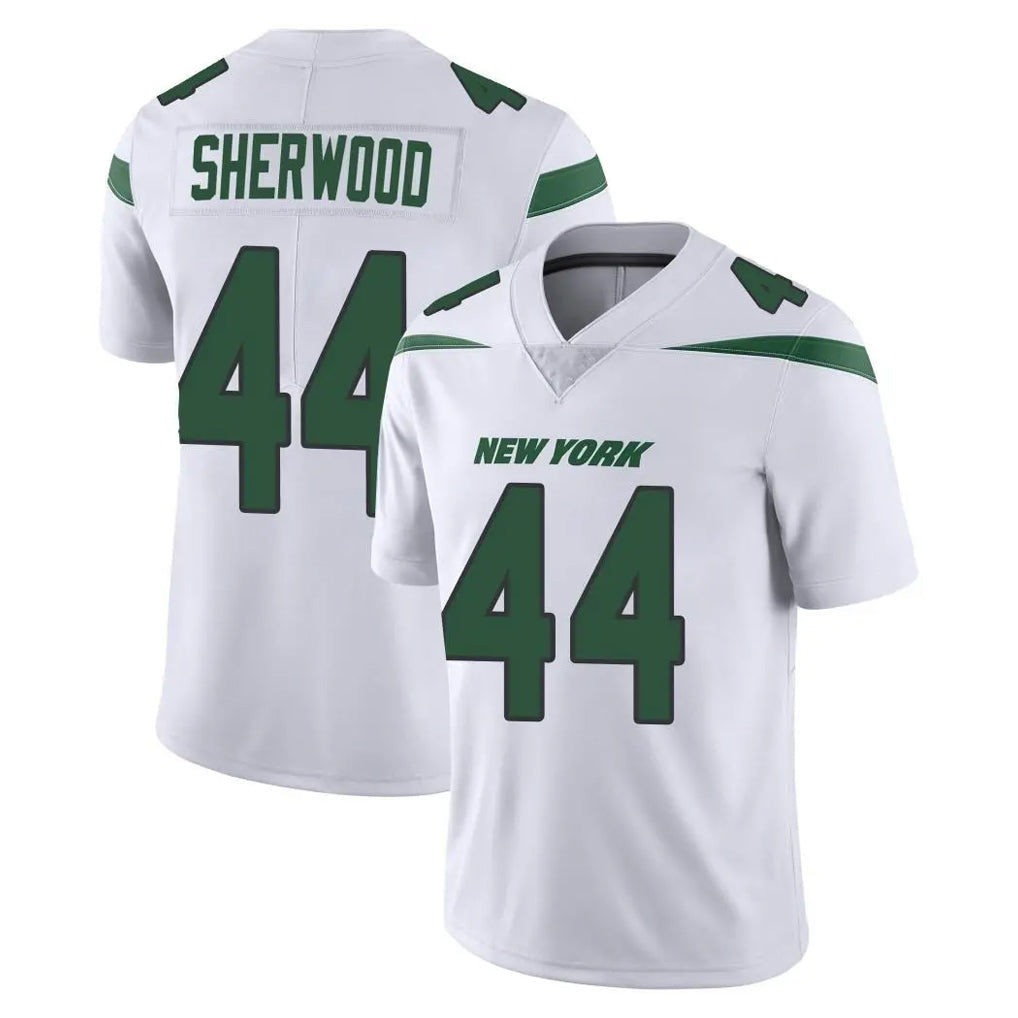 Fenge NY.Jets #44 Jamien Sherwood Player White Spotlight Limited Vapor Home Game Stitched Jerseys