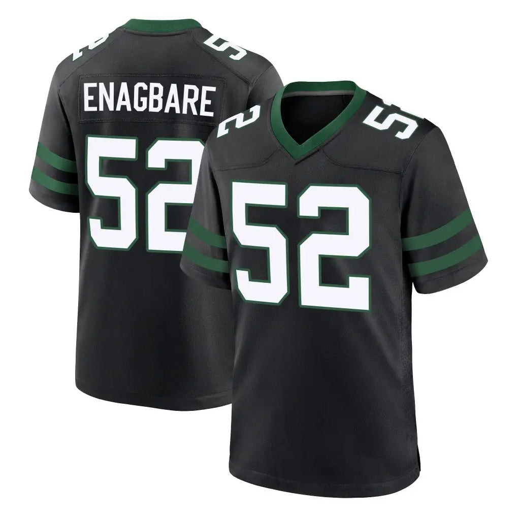 Fenge NY.Jets #52 Kingsley Enagbare Player Black Legacy Home Game Stitched Jerseys