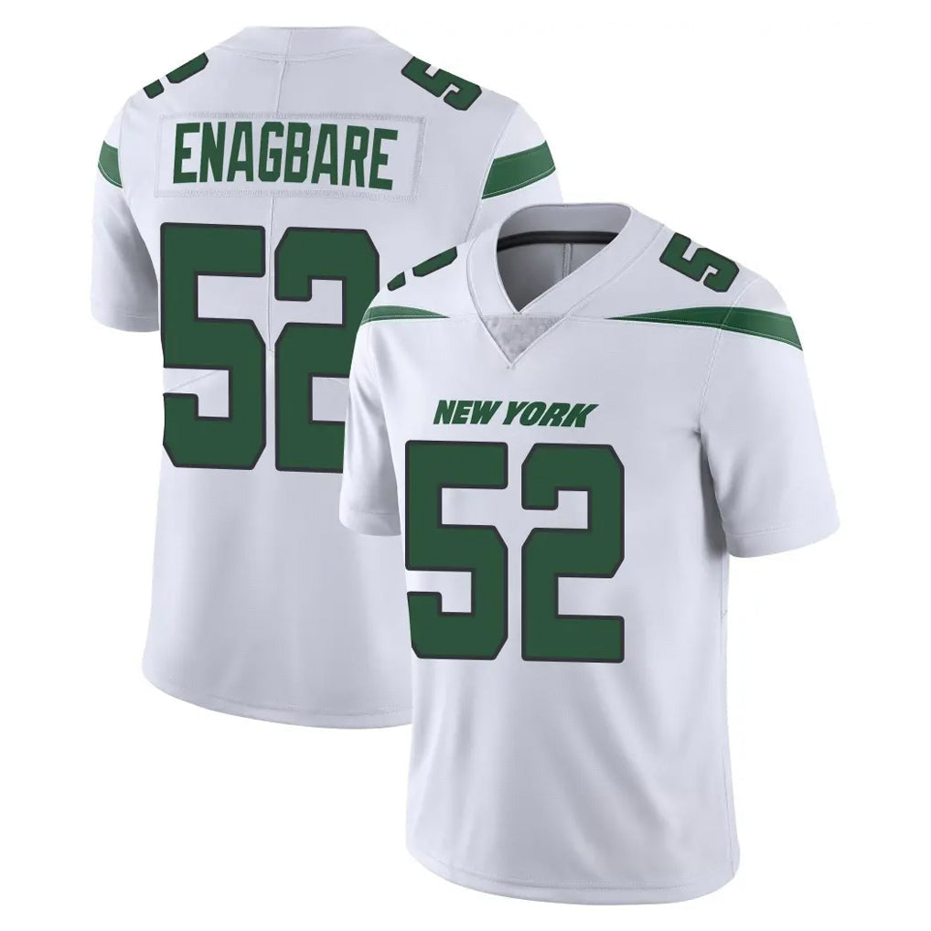 Fenge NY.Jets #52 Kingsley Enagbare Player White Spotlight Limited Vapor Home Game Stitched Jerseys