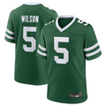 Fenge NY.Jets #5 Garrett Wilson Legacy Green Game Jersey Stitched American Stitched Jersey